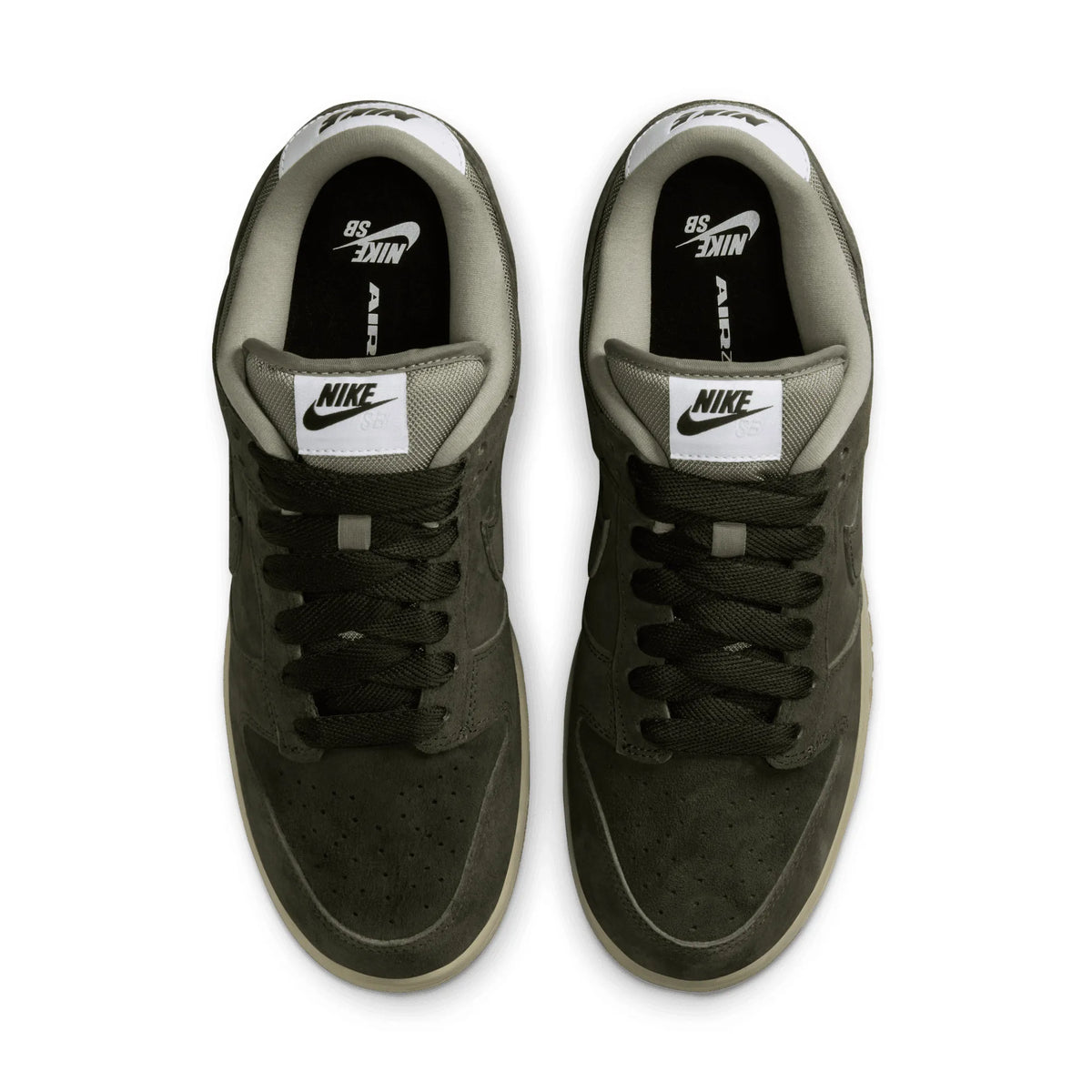 Nike SB Dunk Low Pro B, sequoia/sequoia-light army-white — available at TIKI ROOM