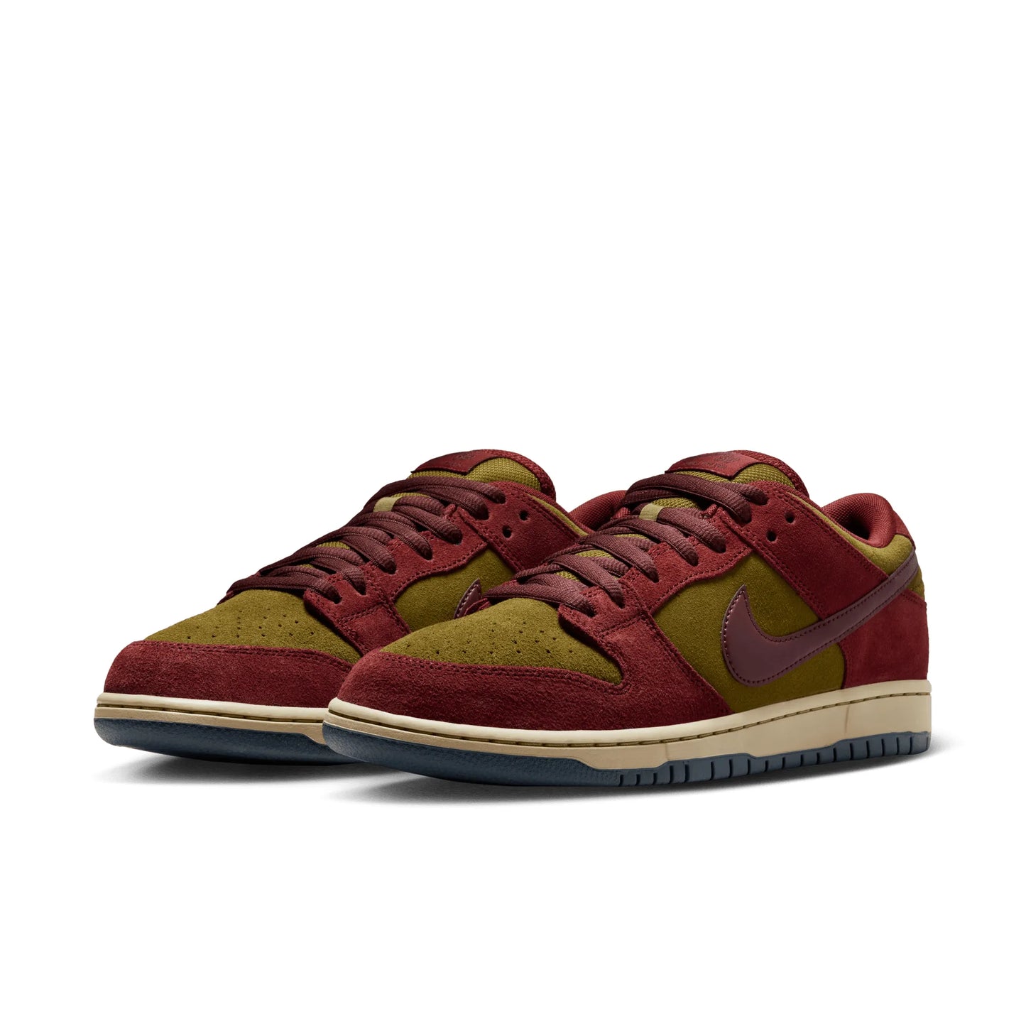 Nike SB Dunk Low Pro, dark team red/burgundy crush-olive flak