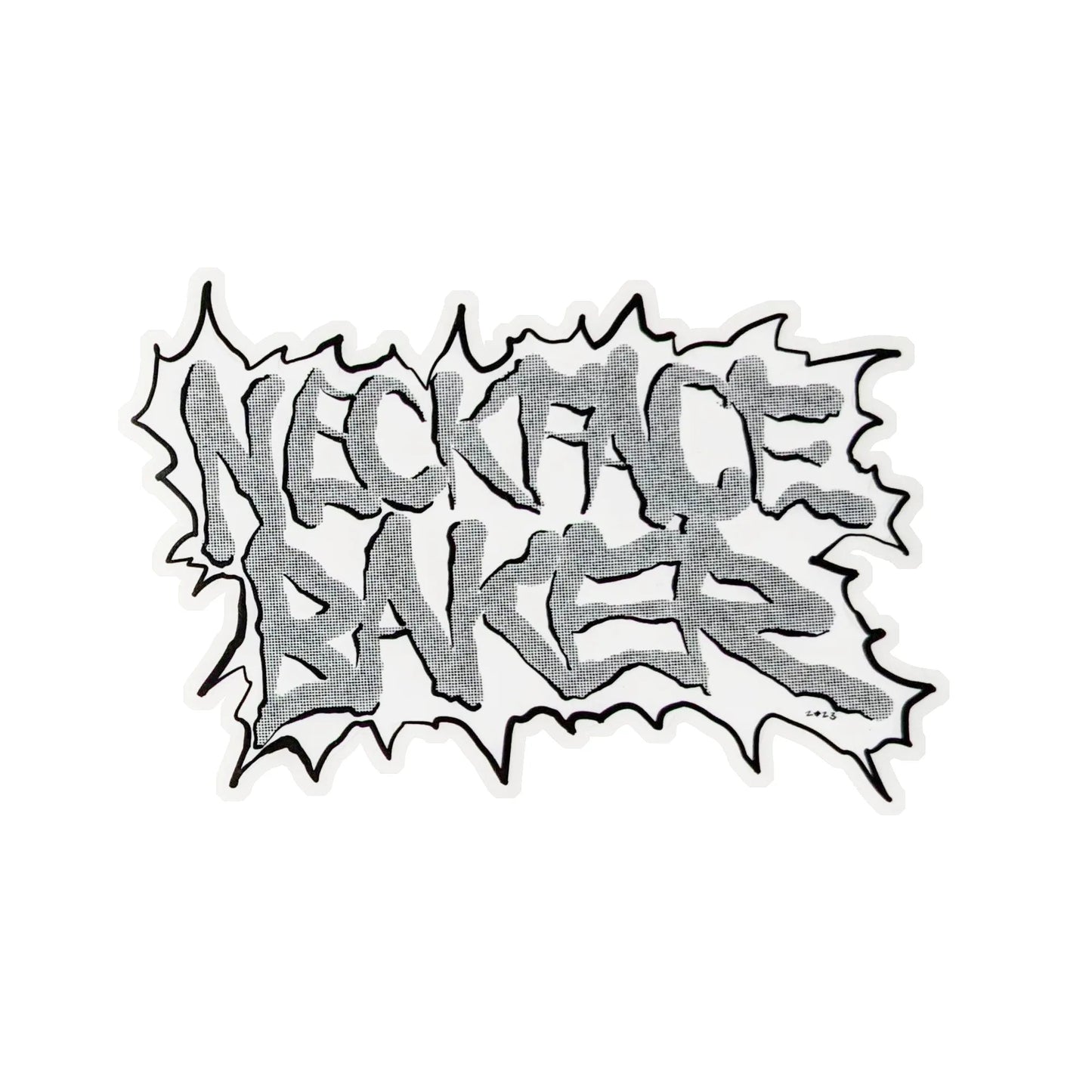 Baker Neckface Toxic Rats Sticker (Option 5) - Tiki Room Skateboards - 1