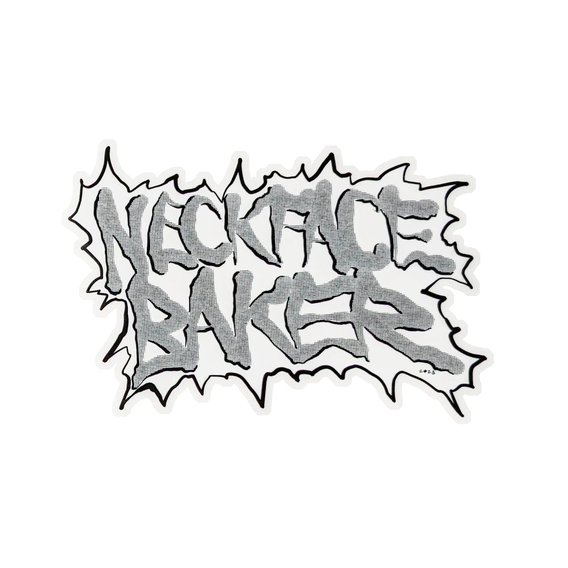 Baker Neckface Toxic Rats Sticker (Option 5) - Tiki Room Skateboards - 1
