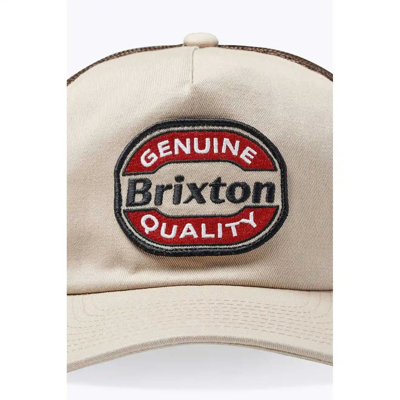 Brixton Keaton Trucker Hat, sand/sepia - Tiki Room Skateboards - 2