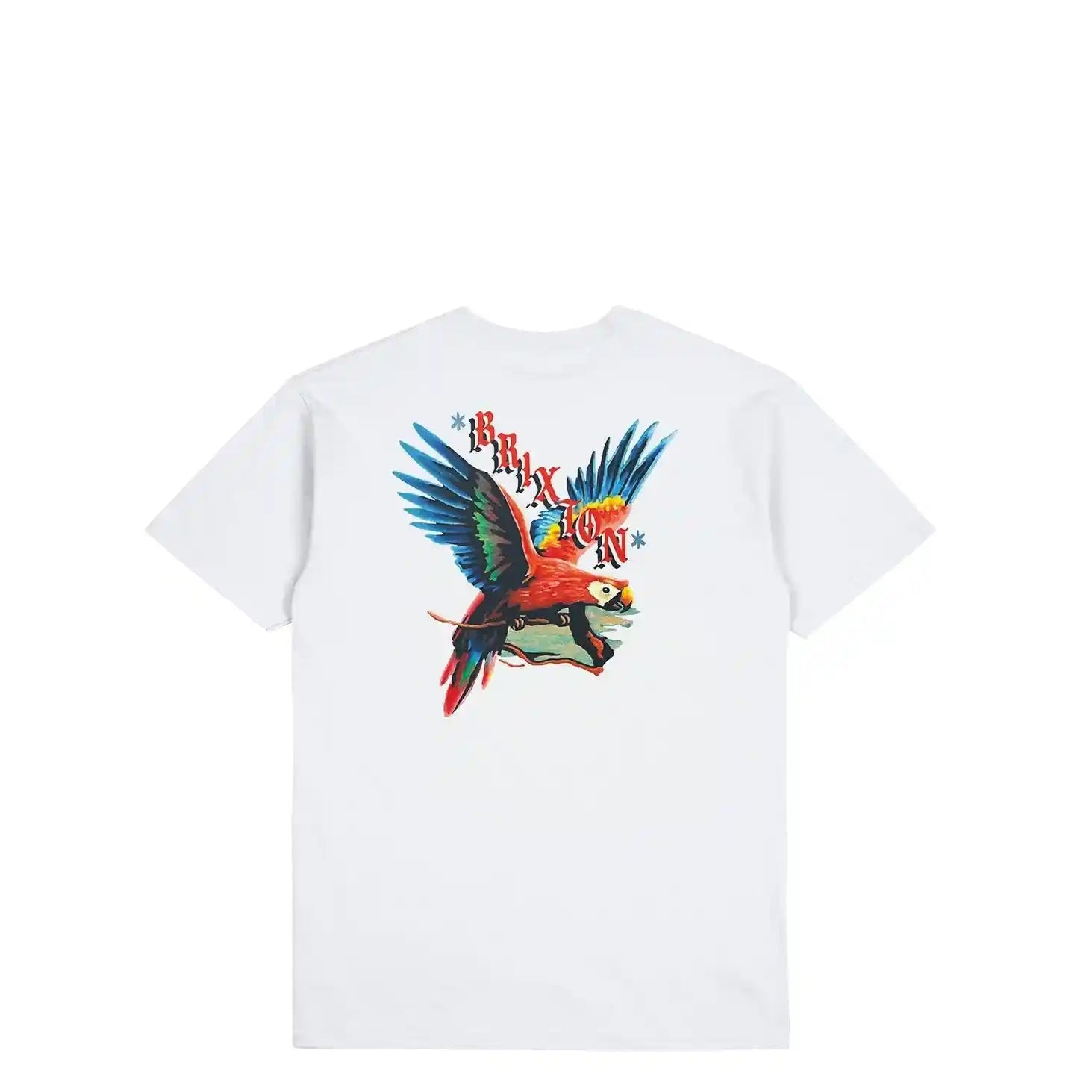 Brixton Loro Tee, white - Tiki Room Skateboards - 1