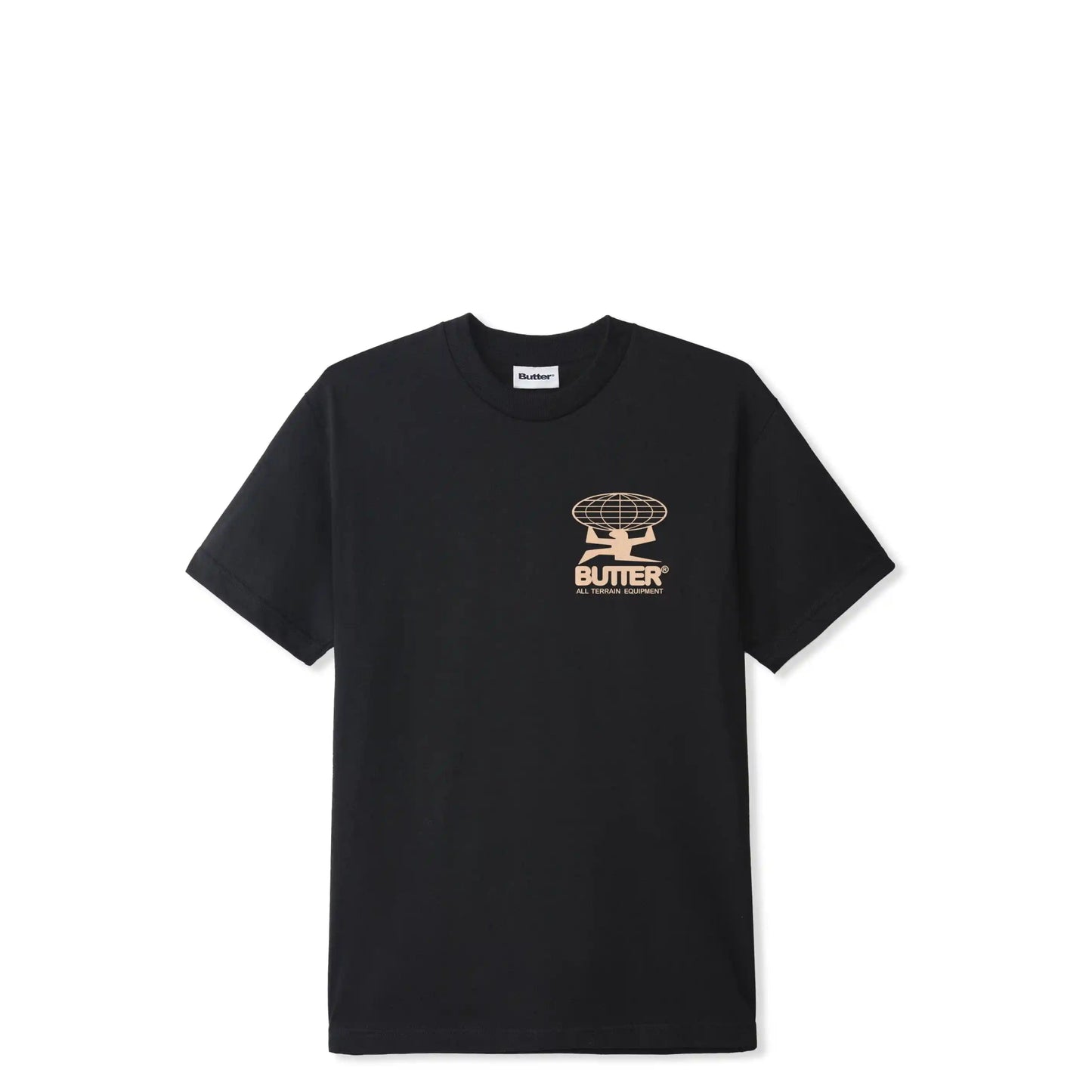 Butter Goods All Terrain Tee, black - Tiki Room Skateboards - 2