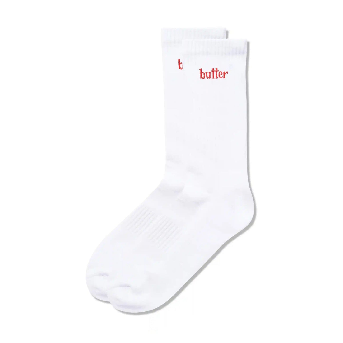 Butter Goods Basic Socks, white - Tiki Room Skateboards - 1