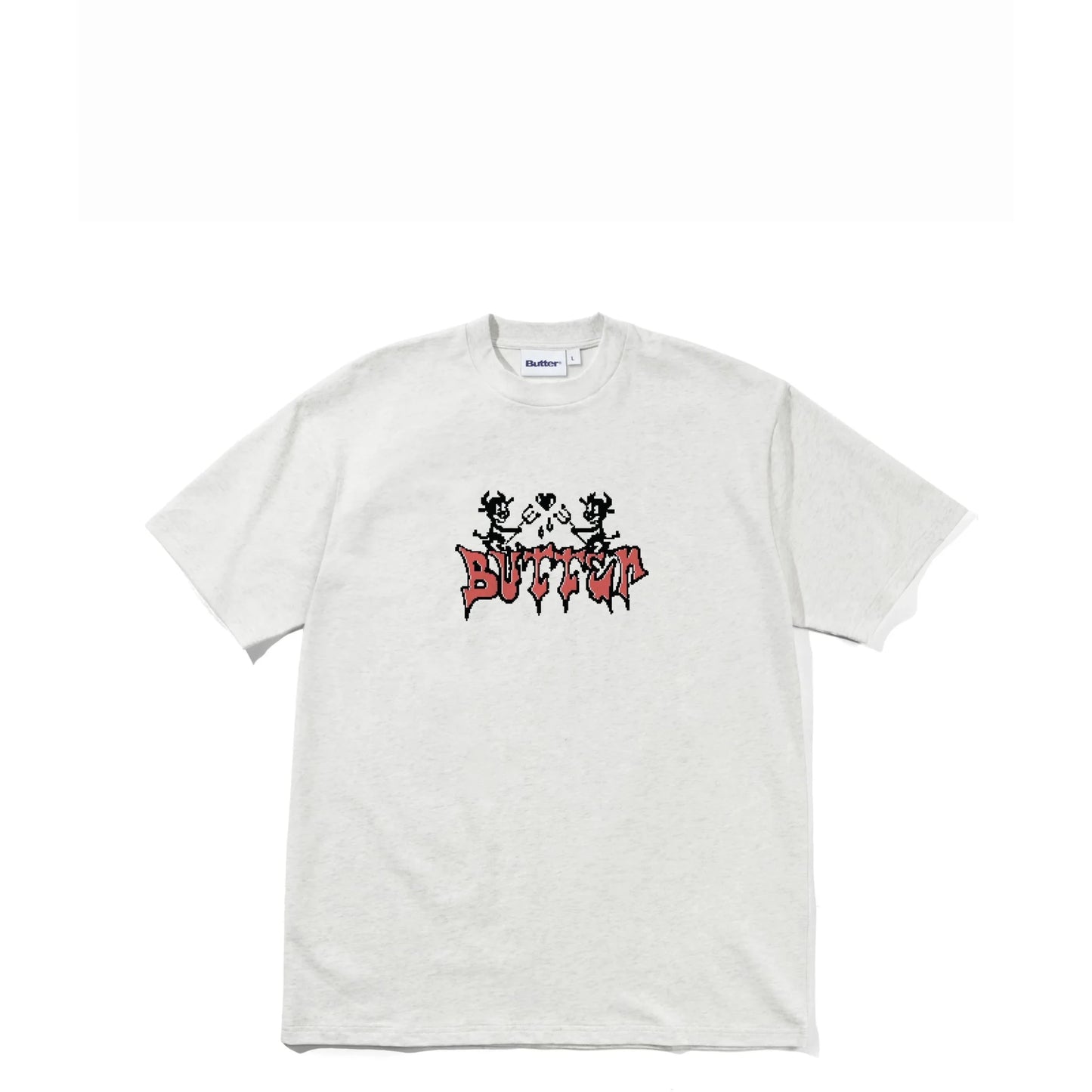 Butter Goods Diablo Tee, ash - Tiki Room Skateboards - 1