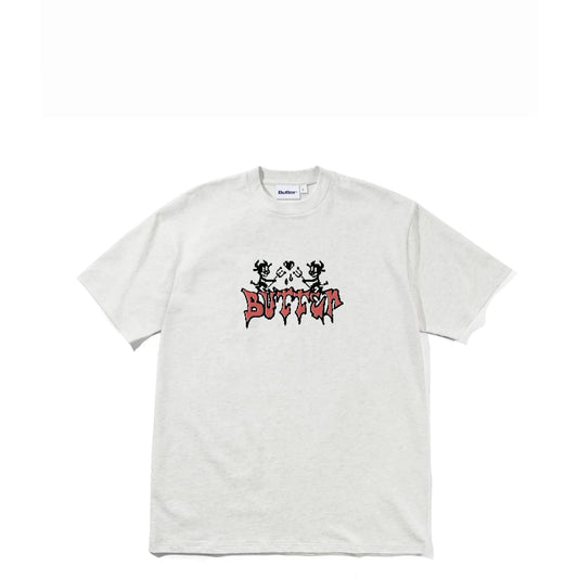 Butter Goods Diablo Tee, ash - Tiki Room Skateboards - 1