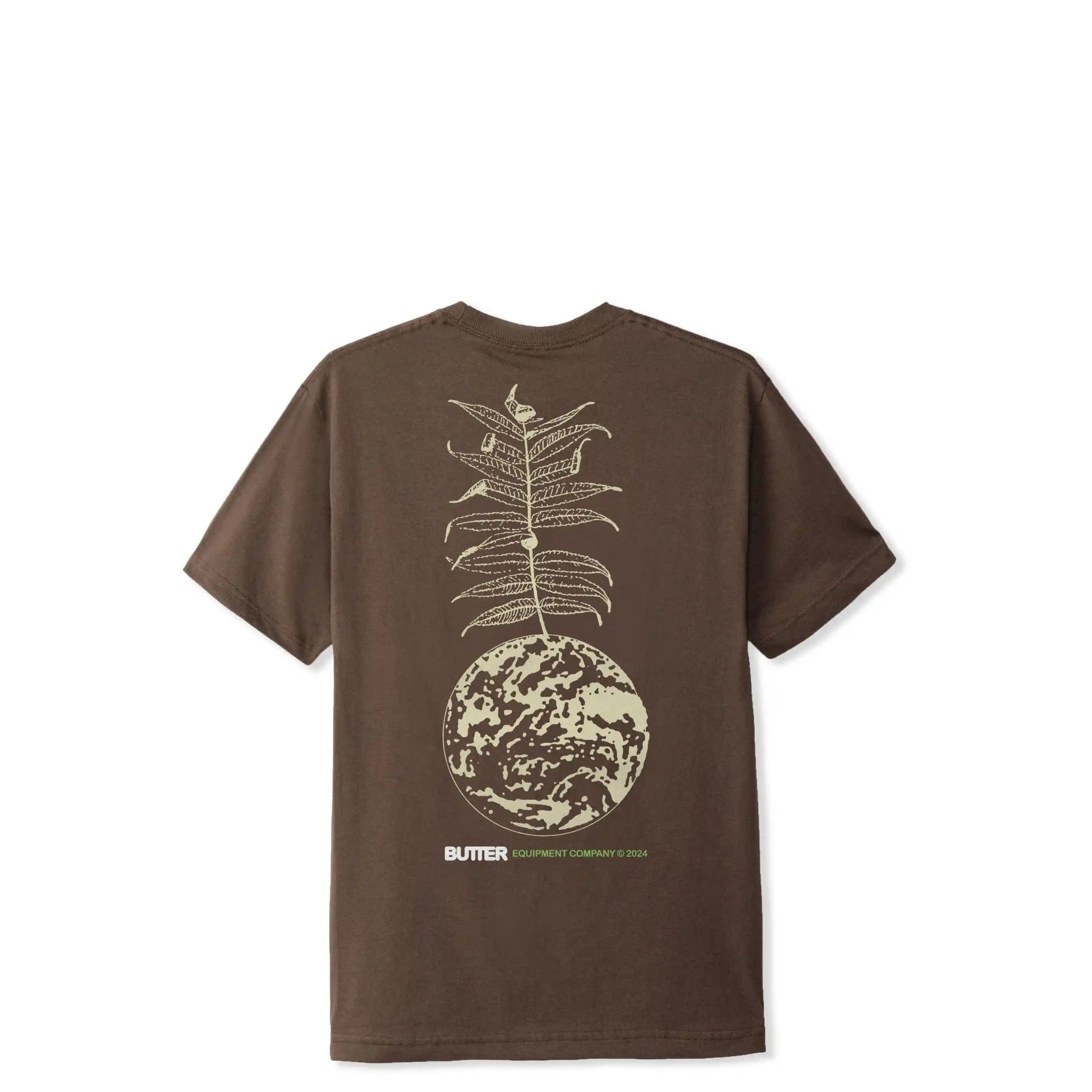 Butter Goods Earth Tee, brown - Tiki Room Skateboards - 1