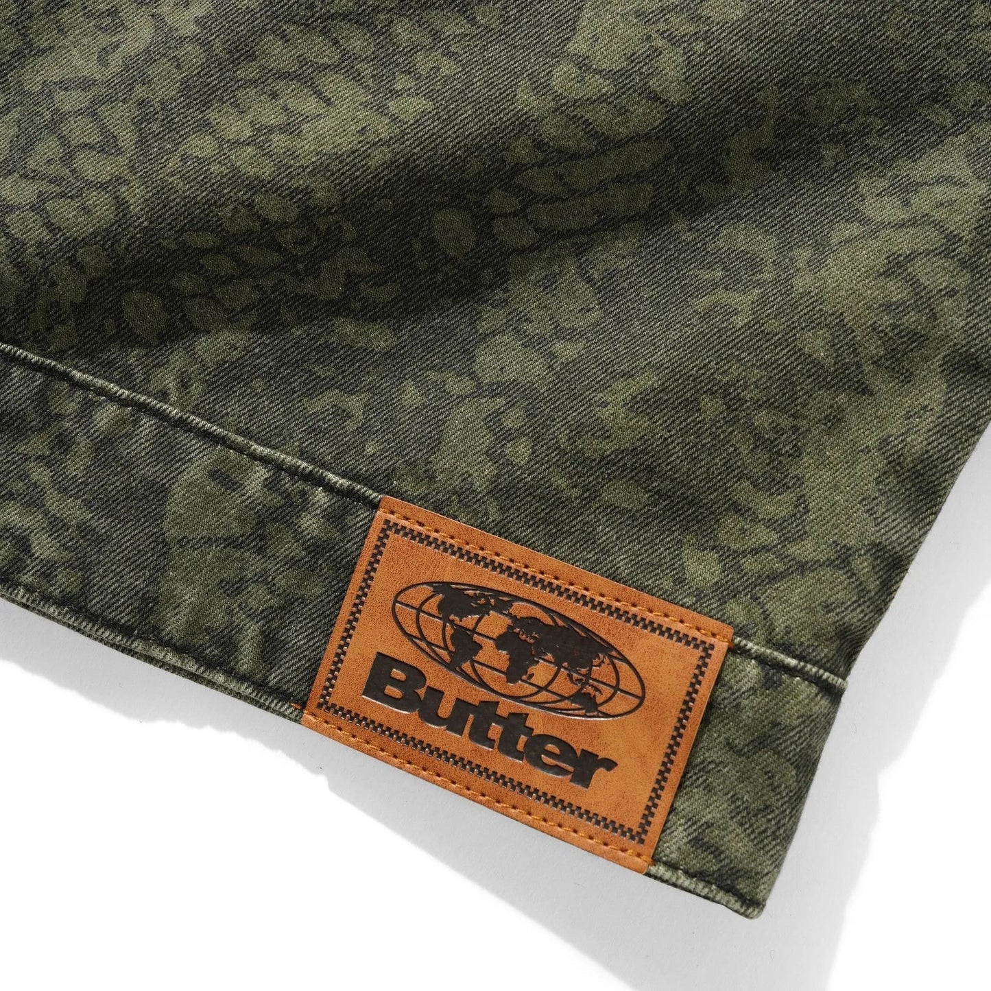Butter Goods Garage Denim Jacket, lowland camo - Tiki Room Skateboards - 6