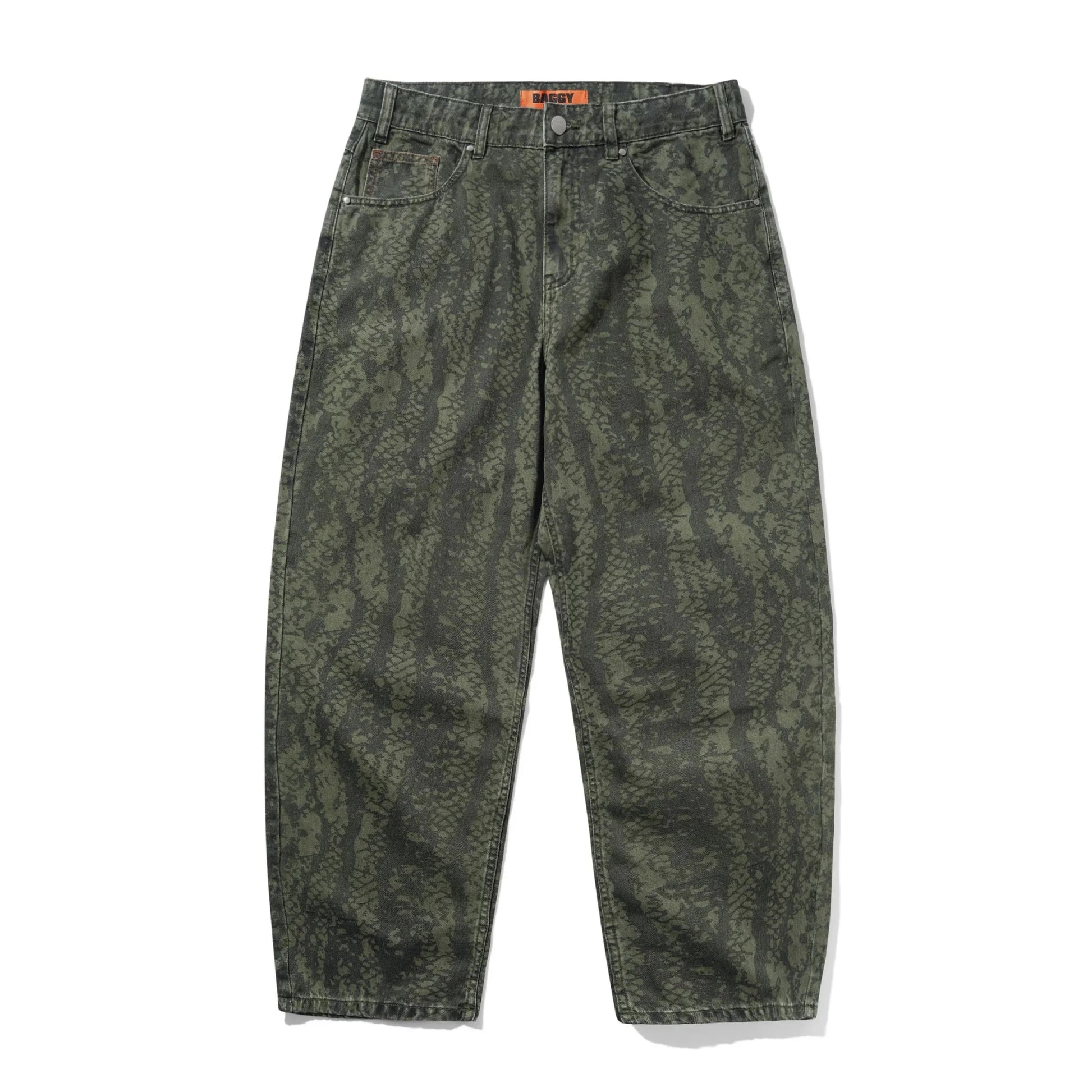 Butter Goods Garage Denim Jeans, lowland camo - Tiki Room Skateboards - 1