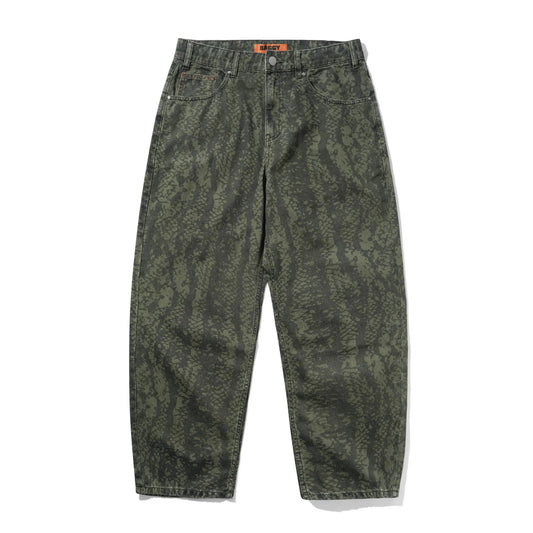 Butter Goods Garage Denim Jeans, lowland camo - Tiki Room Skateboards - 1