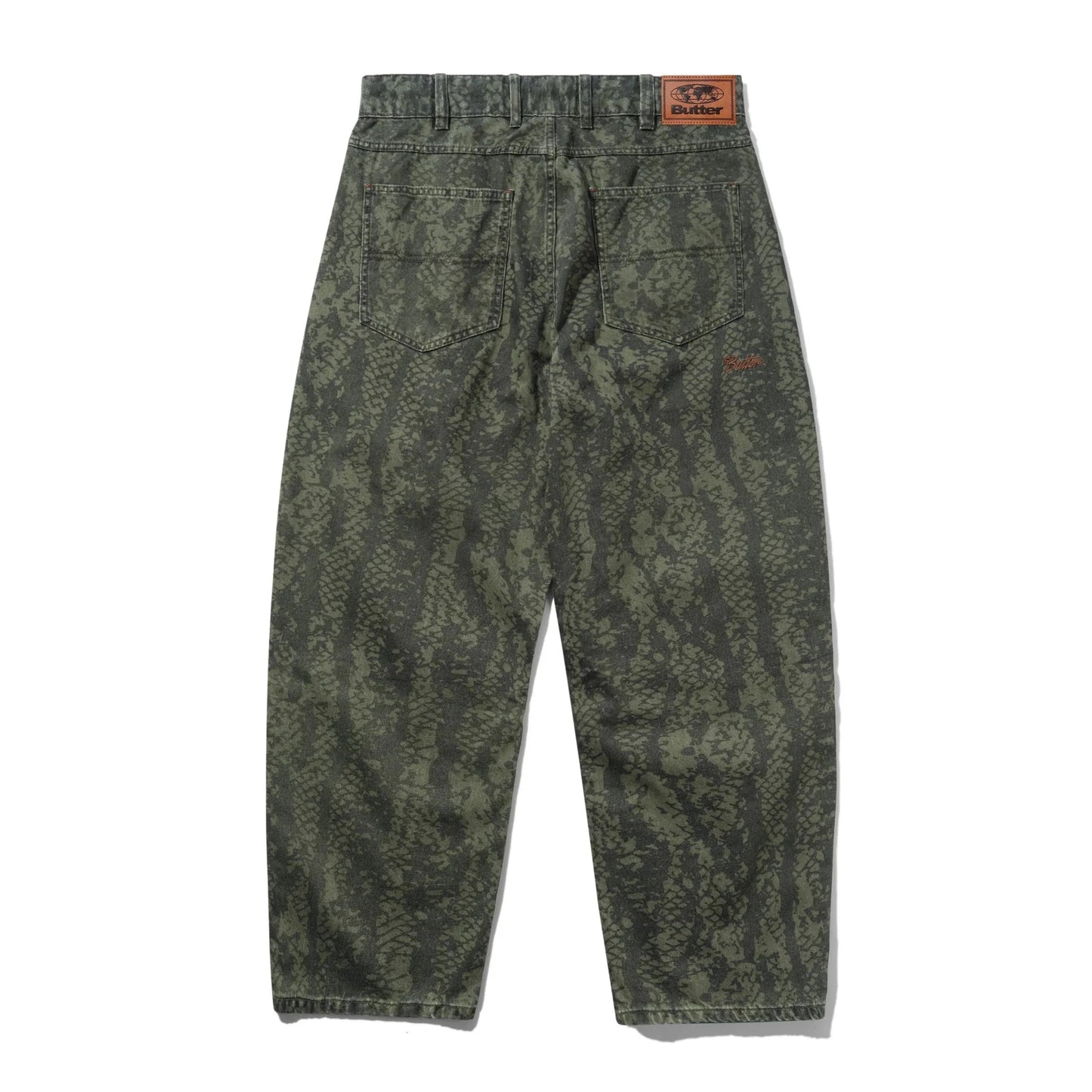 Butter Goods Garage Denim Jeans, lowland camo - Tiki Room Skateboards - 2