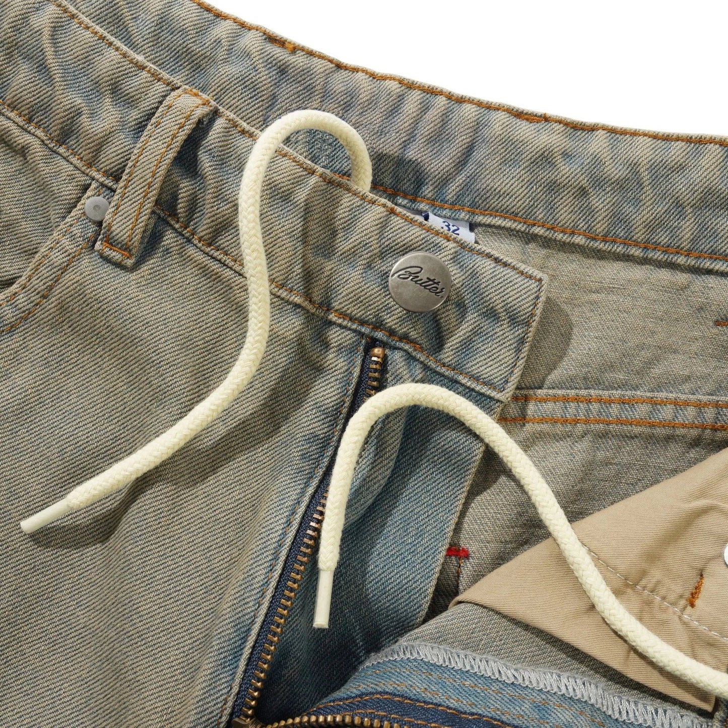 Butter Goods Garage Denim Jeans, sunfade blue - Tiki Room Skateboards - 4