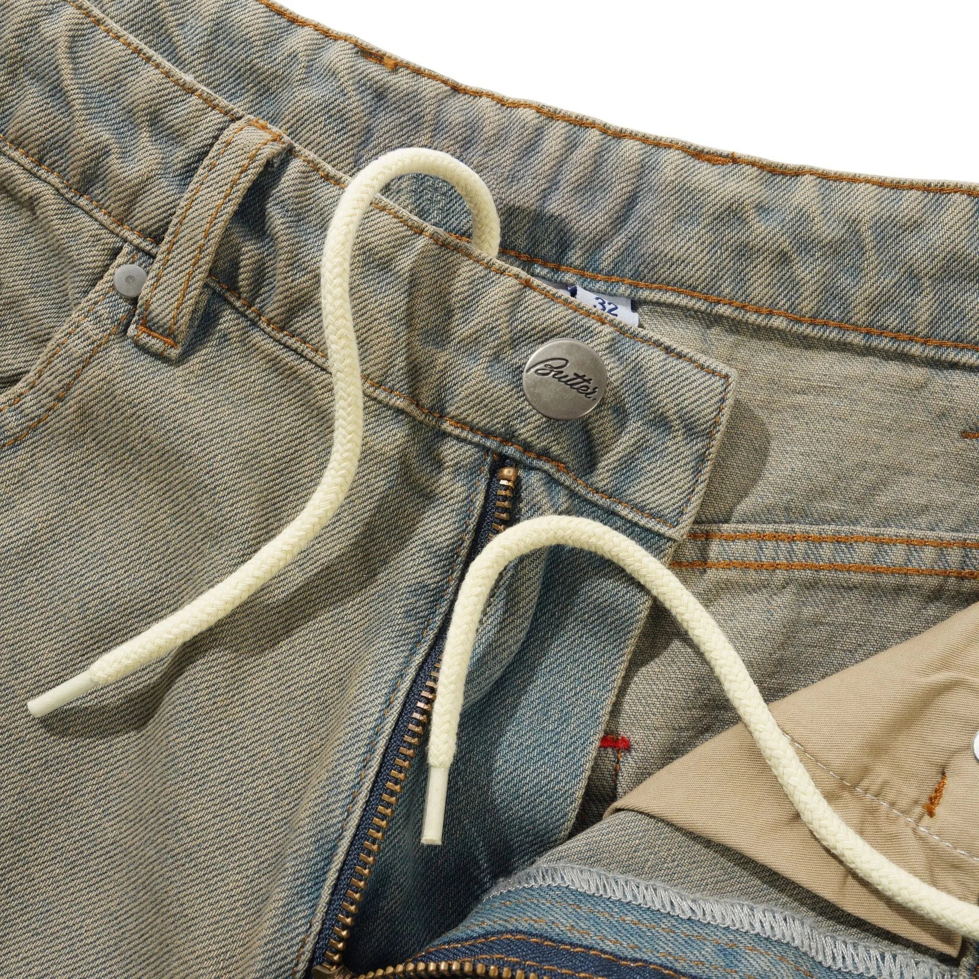 Butter Goods Garage Denim Jeans, sunfade blue - Tiki Room Skateboards - 4