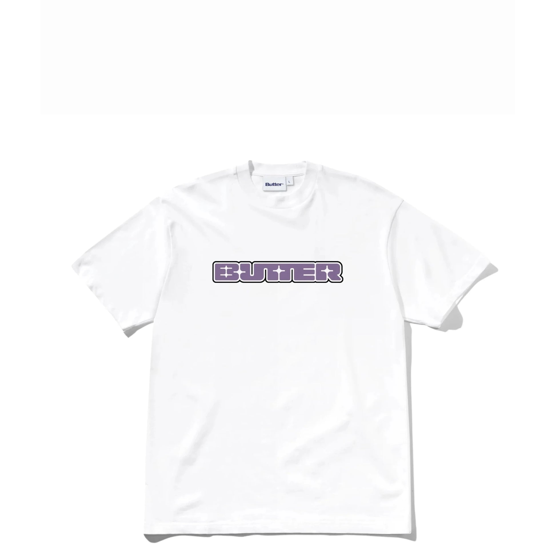 Butter Goods Glint Tee, white - Tiki Room Skateboards - 1
