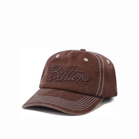 Butter Goods Jive Snapback Cap, brown - Tiki Room Skateboards - 1