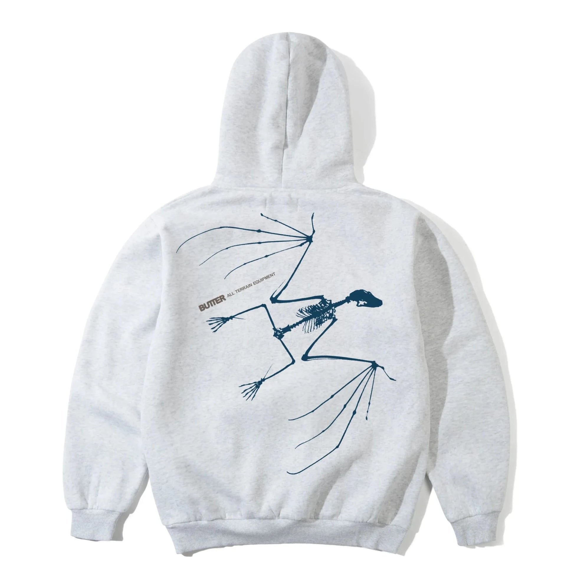 Butter Goods Nocturnal Pullover Hood, ash - Tiki Room Skateboards - 1