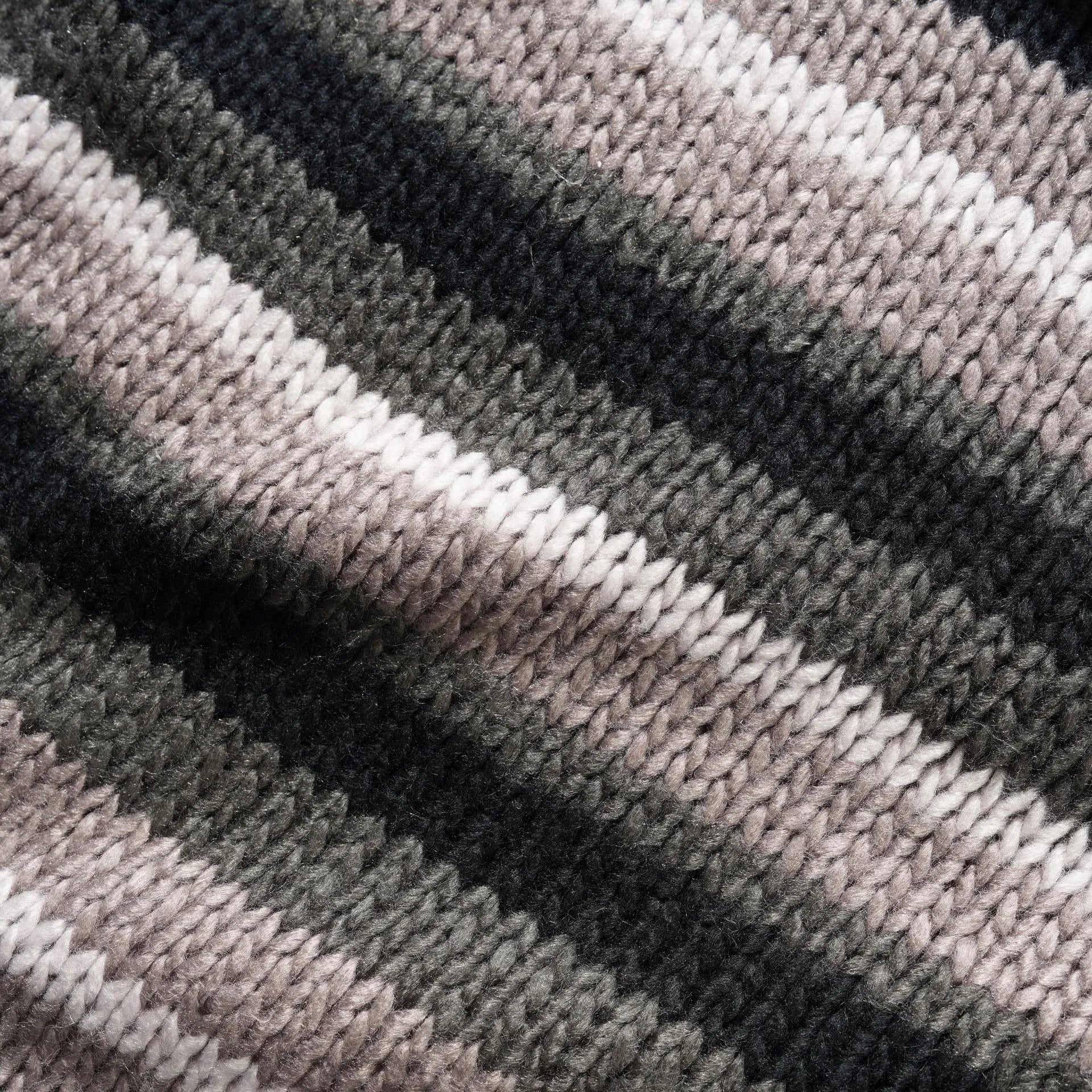 Butter Goods Ombre Stripe Knit Sweater, black - Tiki Room Skateboards - 3