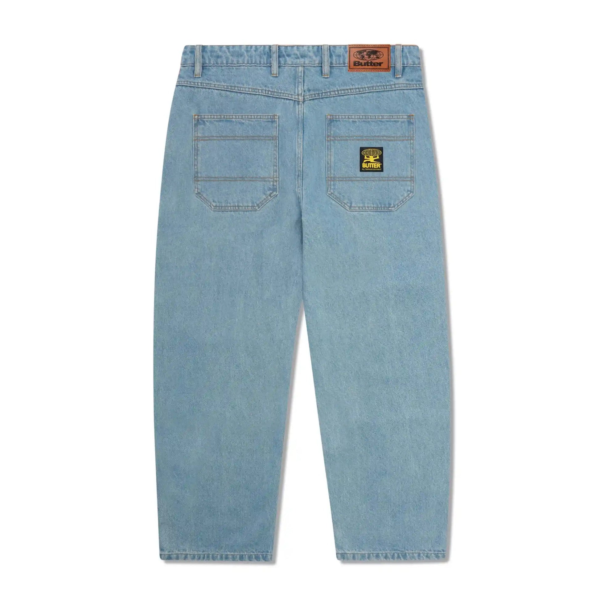 Butter Goods Patch Pocket Denim Jeans, faded blue - Tiki Room Skateboards - 2