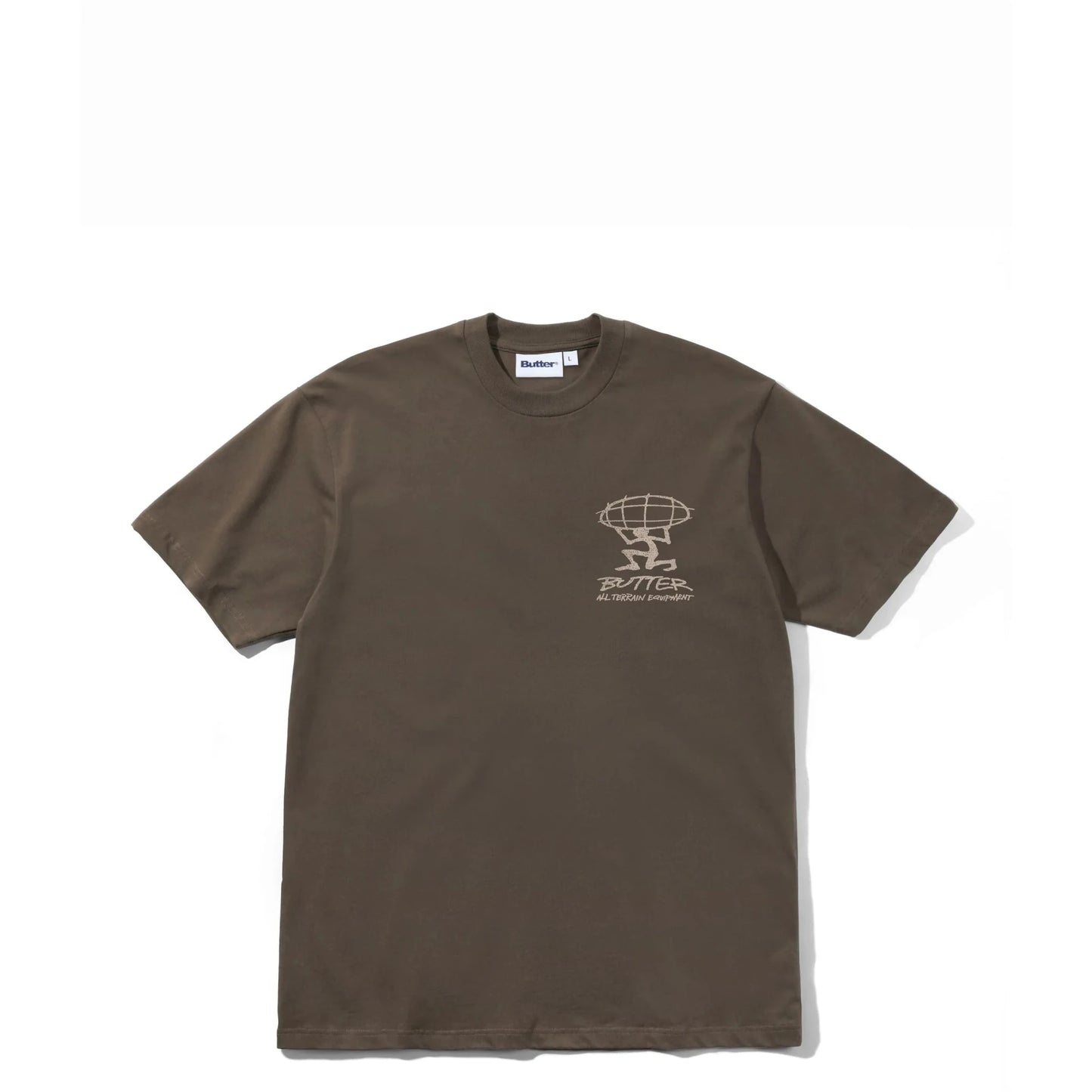 Butter Goods Terrain Tee, brown - Tiki Room Skateboards - 2