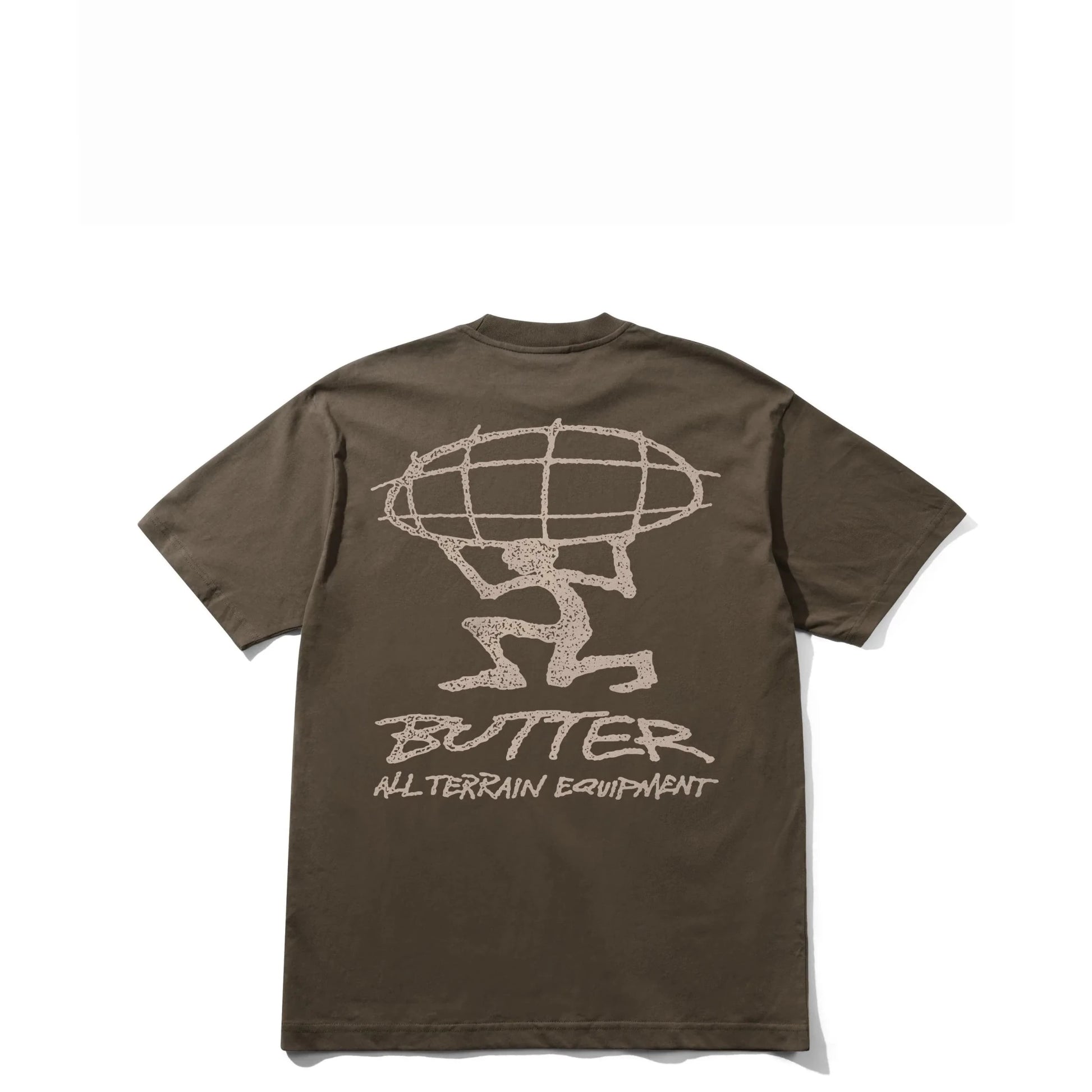 Butter Goods Terrain Tee, brown - Tiki Room Skateboards - 1
