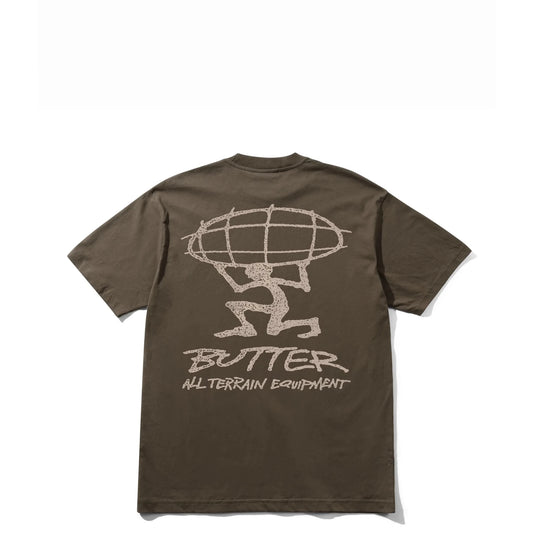 Butter Goods Terrain Tee, brown - Tiki Room Skateboards - 1