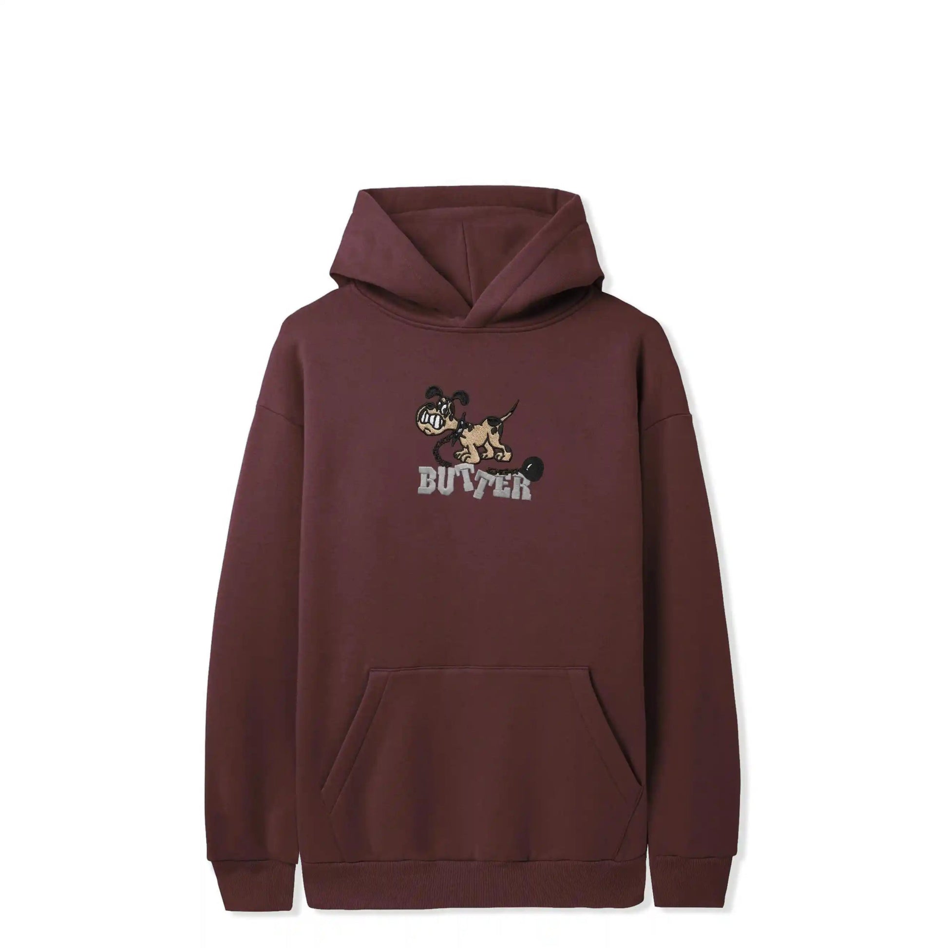 Butter Goods Unleash Pullover Hood, maroon - Tiki Room Skateboards - 1