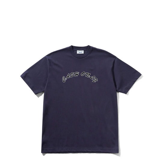 Cash Only Logo Tee, navy - Tiki Room Skateboards - 1
