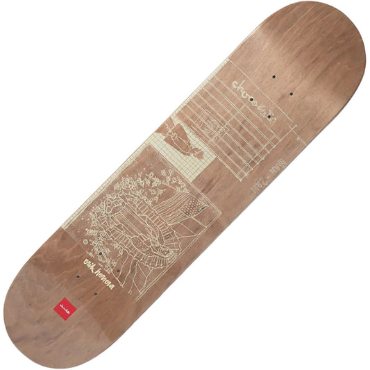 Chocolate Herrera Unearthed Hecox Deck (8.5") - Tiki Room Skateboards - 1