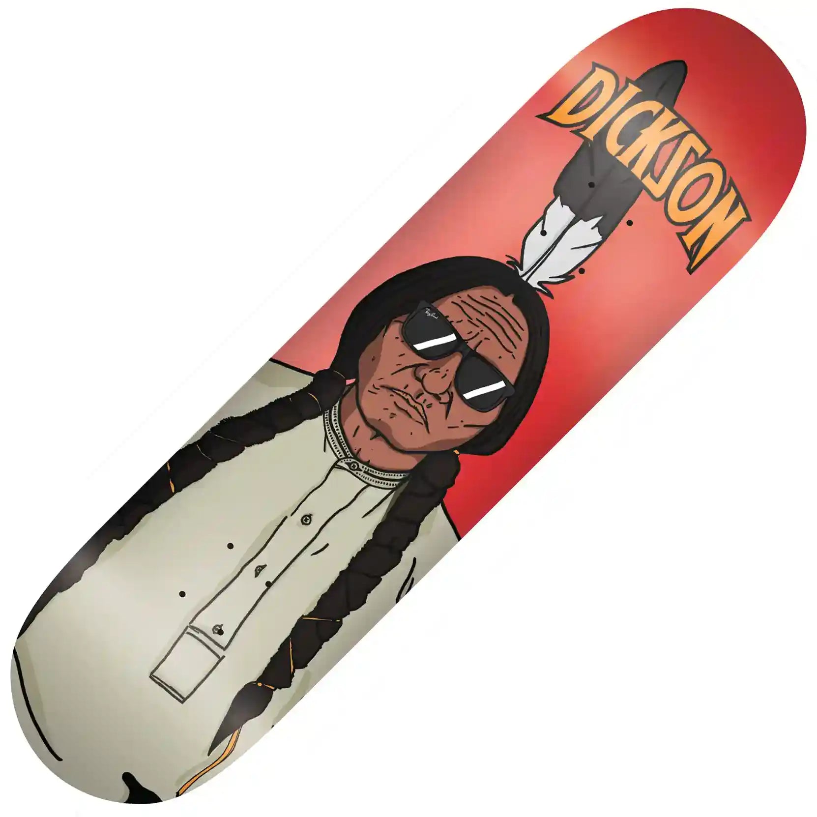 Colonialism Chad Dickson Pro Deck (8.25") - Tiki Room Skateboards - 1