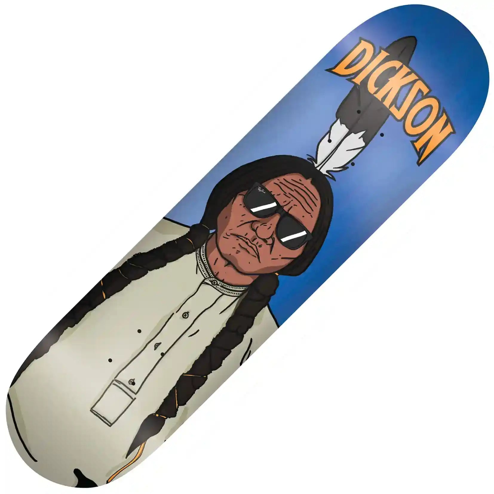 Colonialism Chad Dickson Pro Deck (8.6") - Tiki Room Skateboards - 1