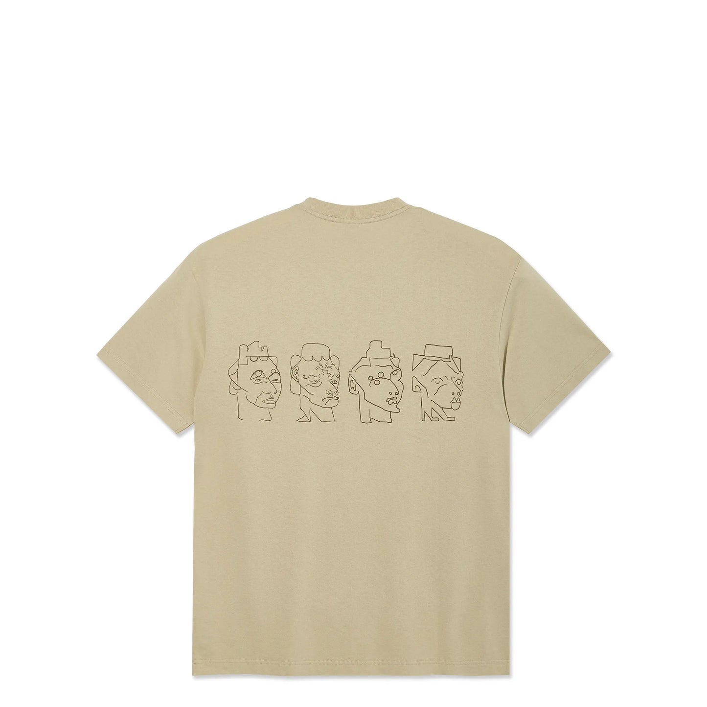 Polar 8 Heads Contrast Tee, sand/brown