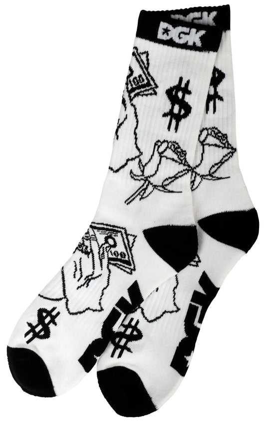 DGK Omni Crew Socks - Tiki Room Skateboards - 1