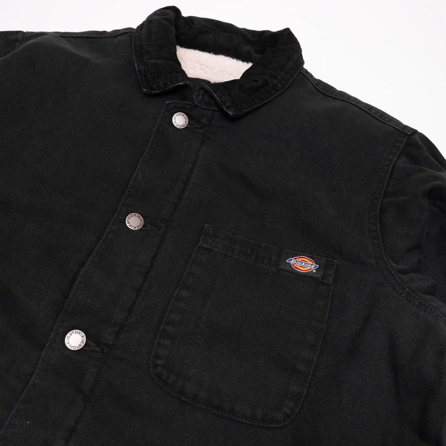 Dickies Duck Chore Jacket, stonewashed black - Tiki Room Skateboards - 3