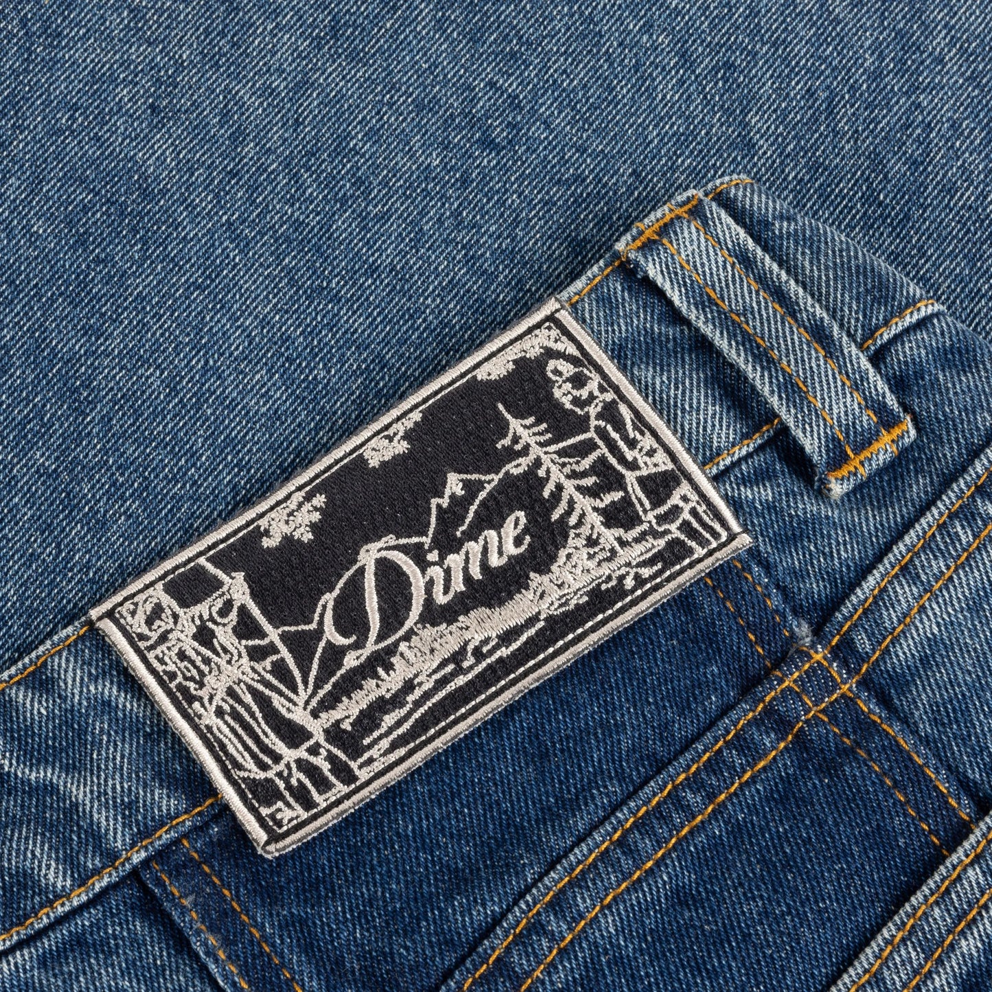 Dime Baggy Denim Pants, knowtomatic blue - Tiki Room Skateboards - 7