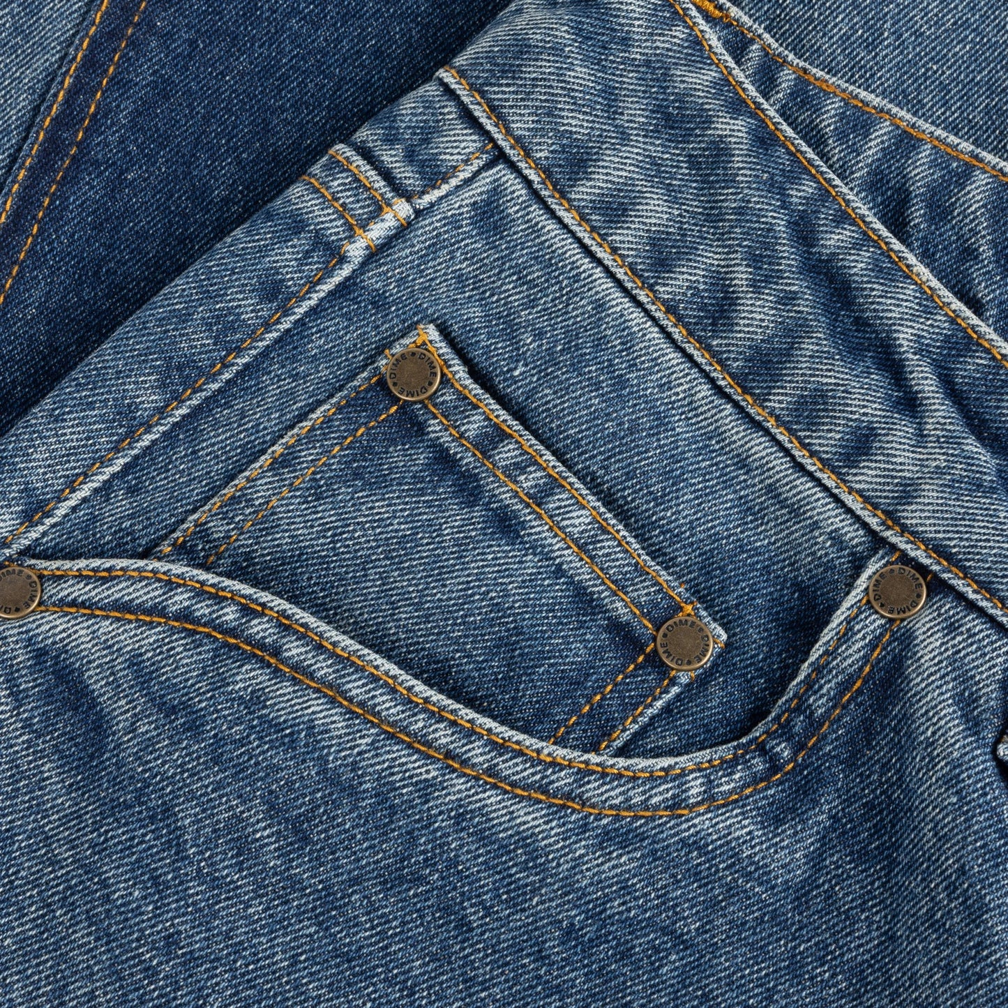 Dime Baggy Denim Pants, knowtomatic blue - Tiki Room Skateboards - 6