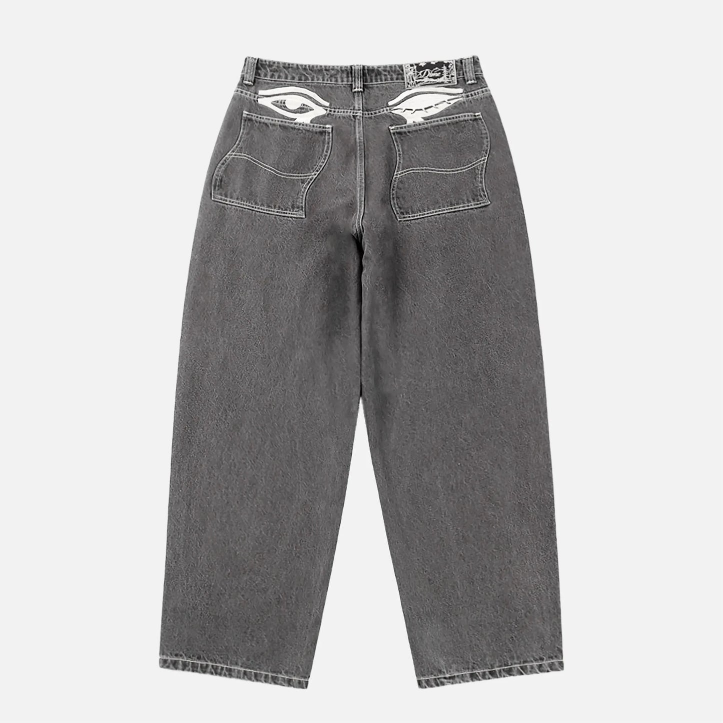 Dime Baggy Wink Denim Pants, faded black - Tiki Room Skateboards - 1