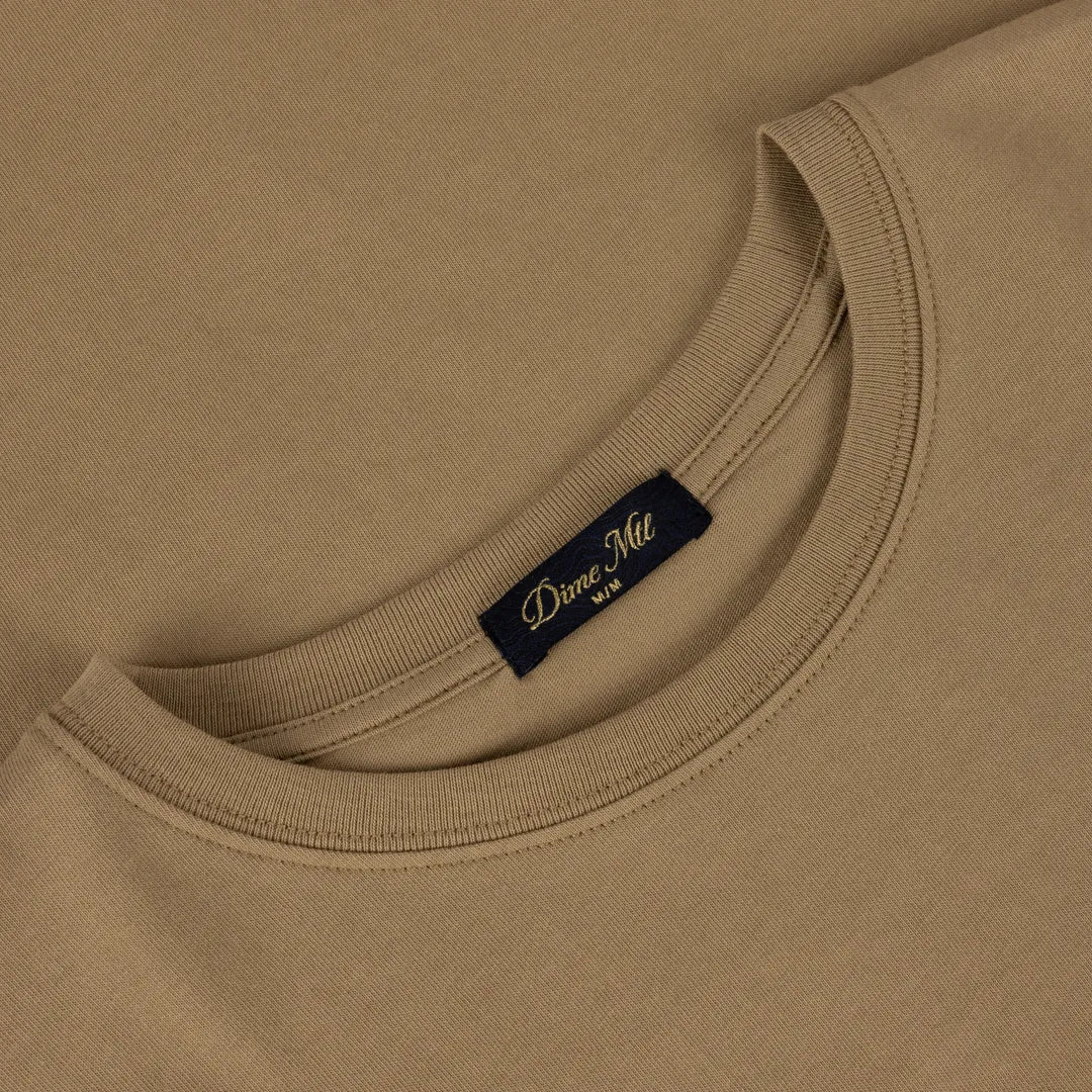 Dime Blocks T-Shirt, tan - Tiki Room Skateboards - 2