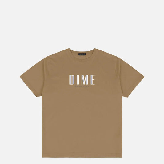Dime Blocks T-Shirt, tan - Tiki Room Skateboards - 1