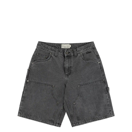 Dime Carpenter Denim Shorts, faded black - Tiki Room Skateboards - 1