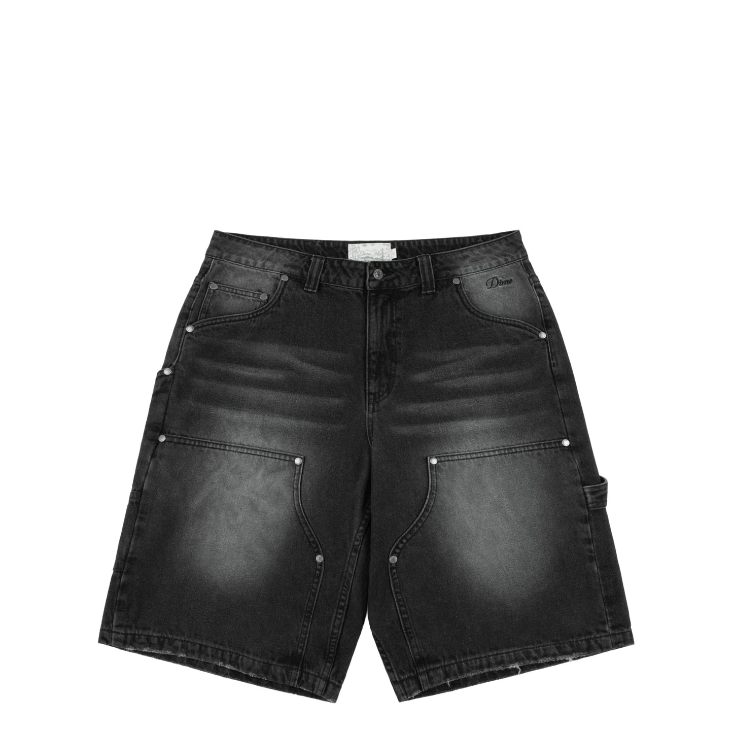 Dime Carpenter Denim Shorts, sandblasted black - Tiki Room Skateboards - 1