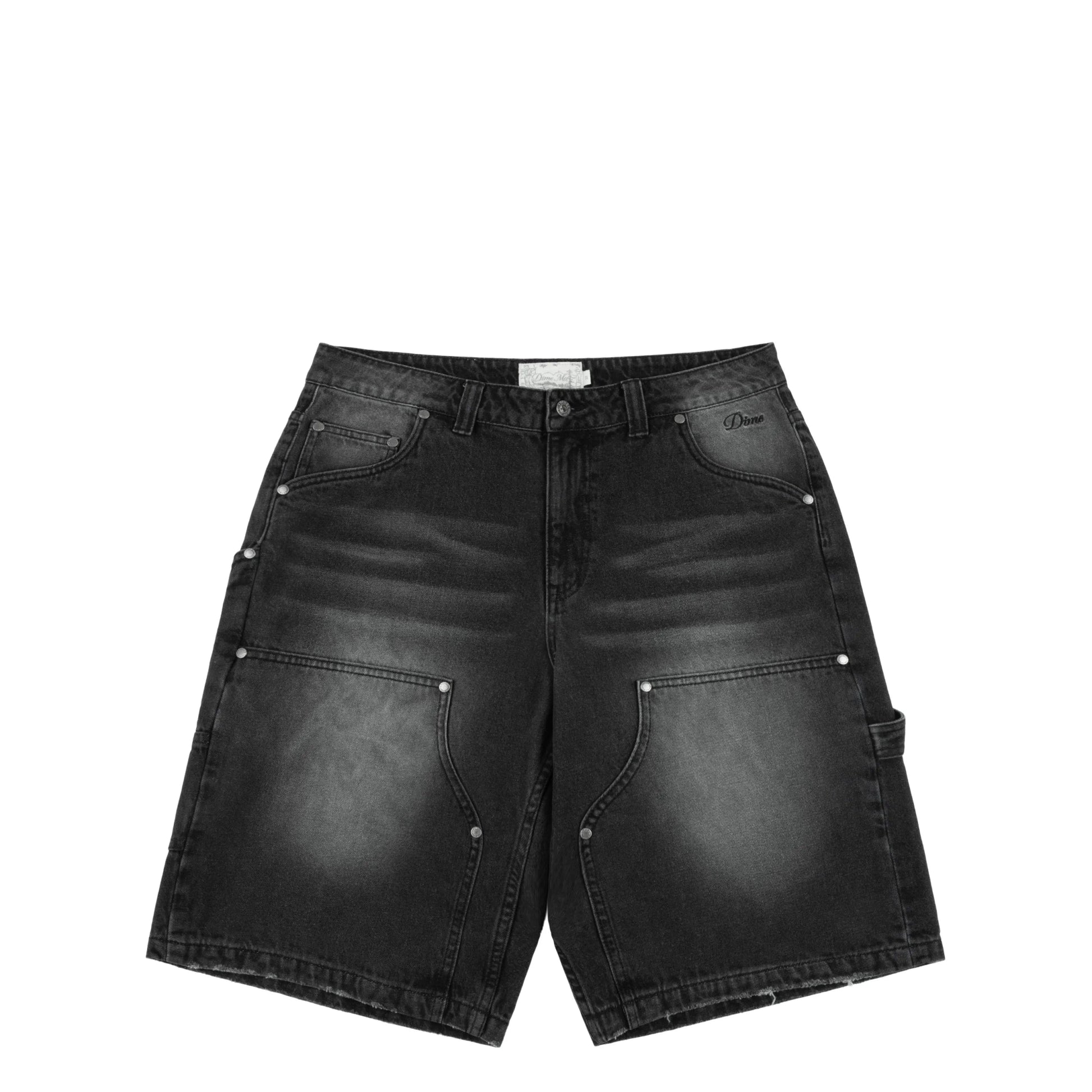 Dime Carpenter Denim Shorts, sandblasted black - Tiki Room Skateboards - 1
