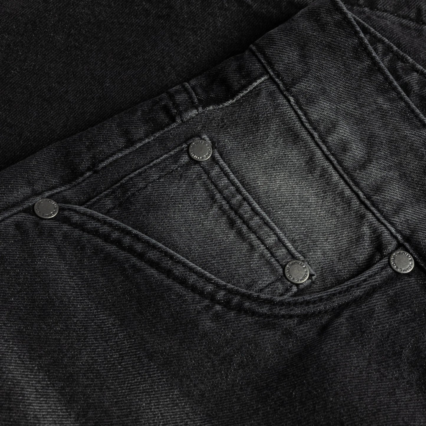 Dime Carpenter Denim Shorts, sandblasted black - Tiki Room Skateboards - 6