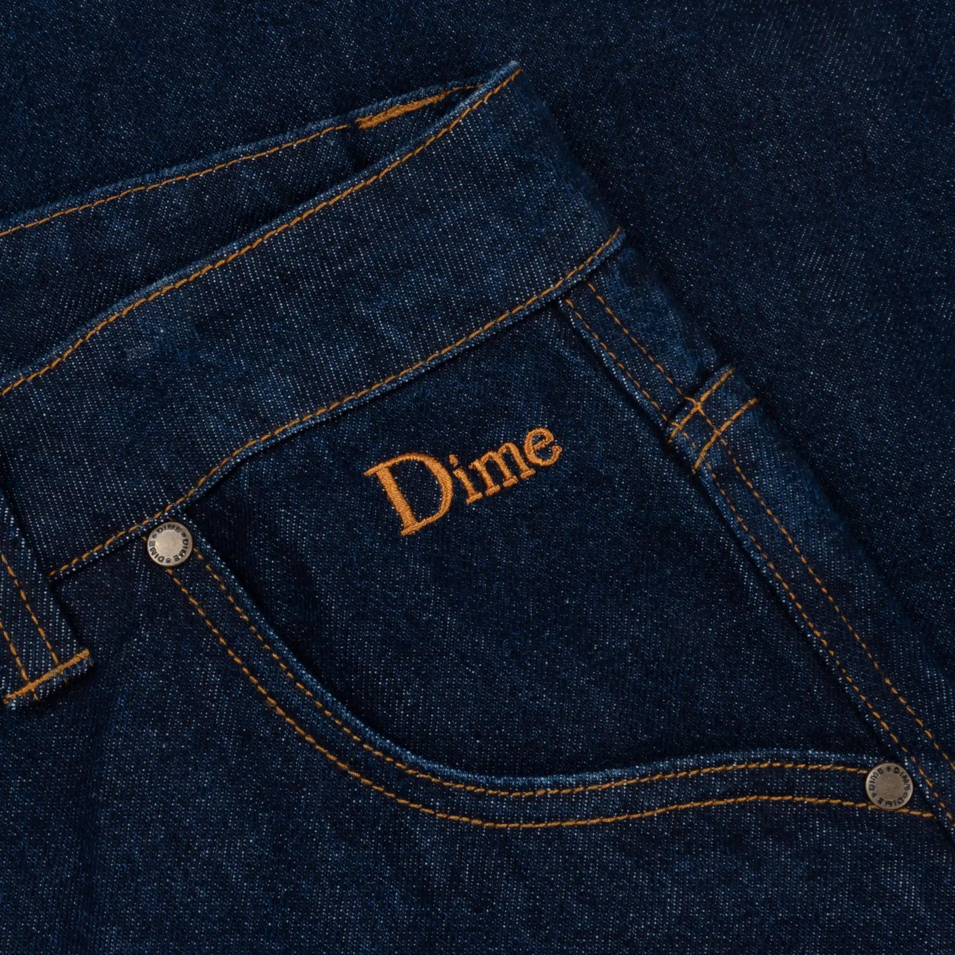 Dime Classic Baggy Denim Pants, indigo - Tiki Room Skateboards - 2