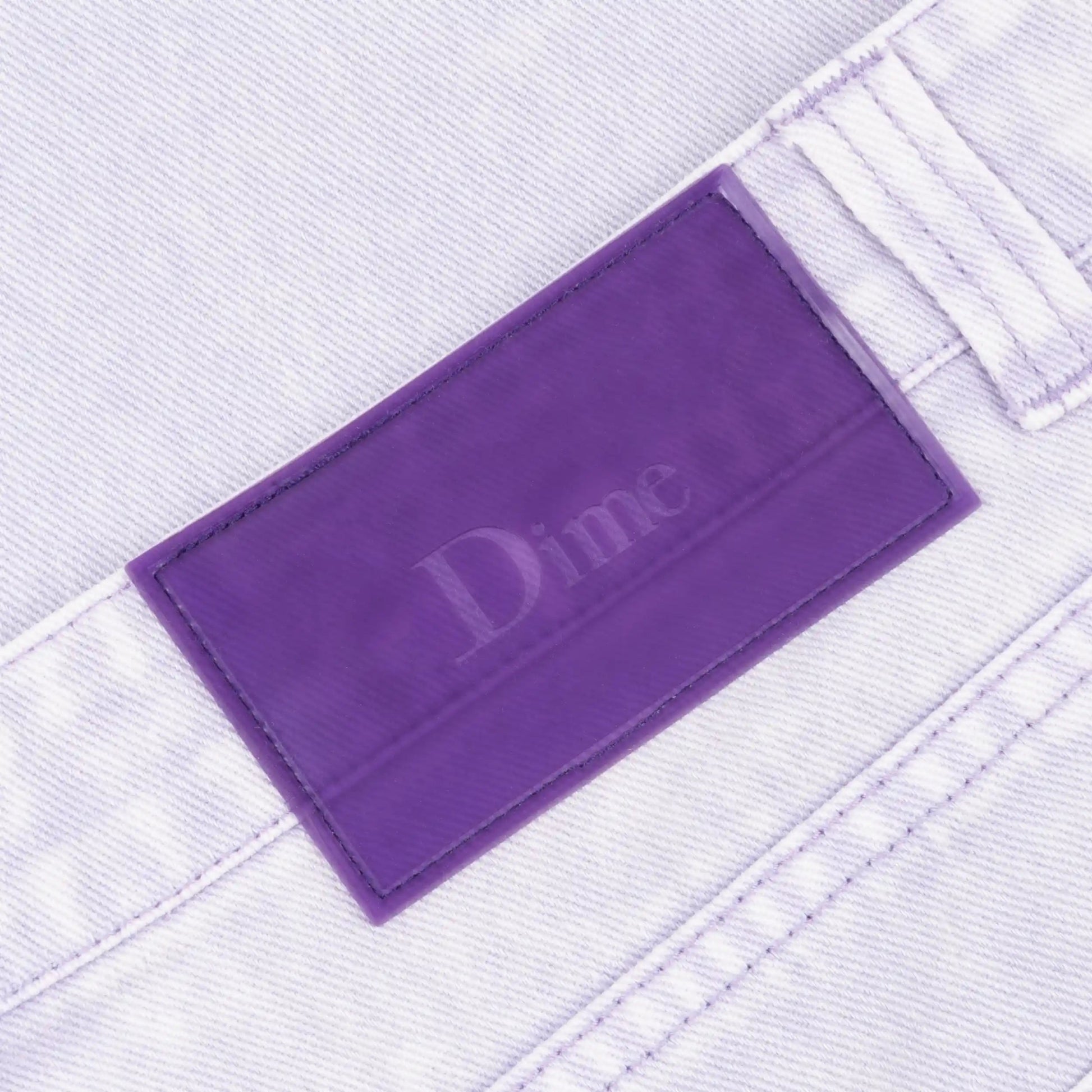 Dime Classic Baggy Denim Pants, stone lilac - Tiki Room Skateboards - 4