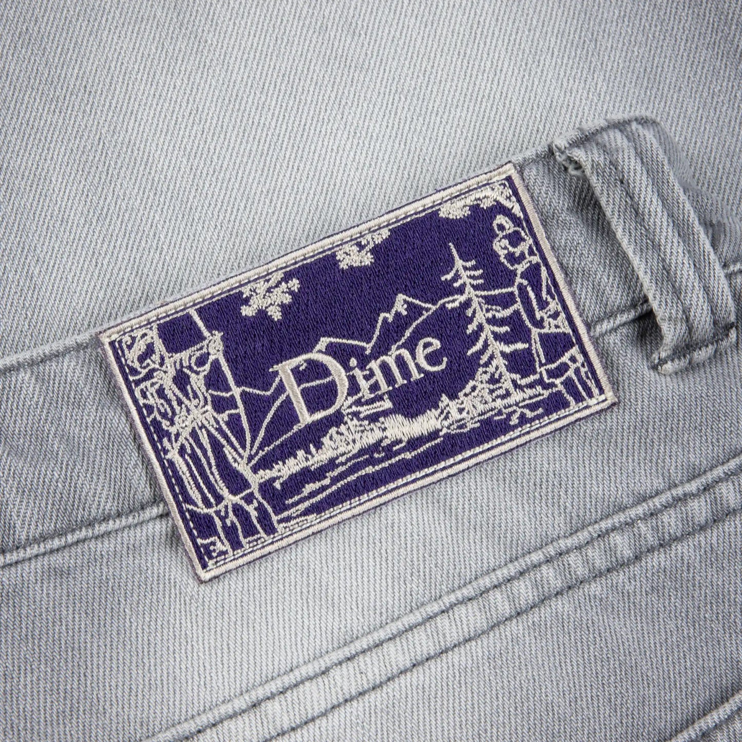 Dime Classic Baggy Denim, sandblaster gray - Tiki Room Skateboards - 5