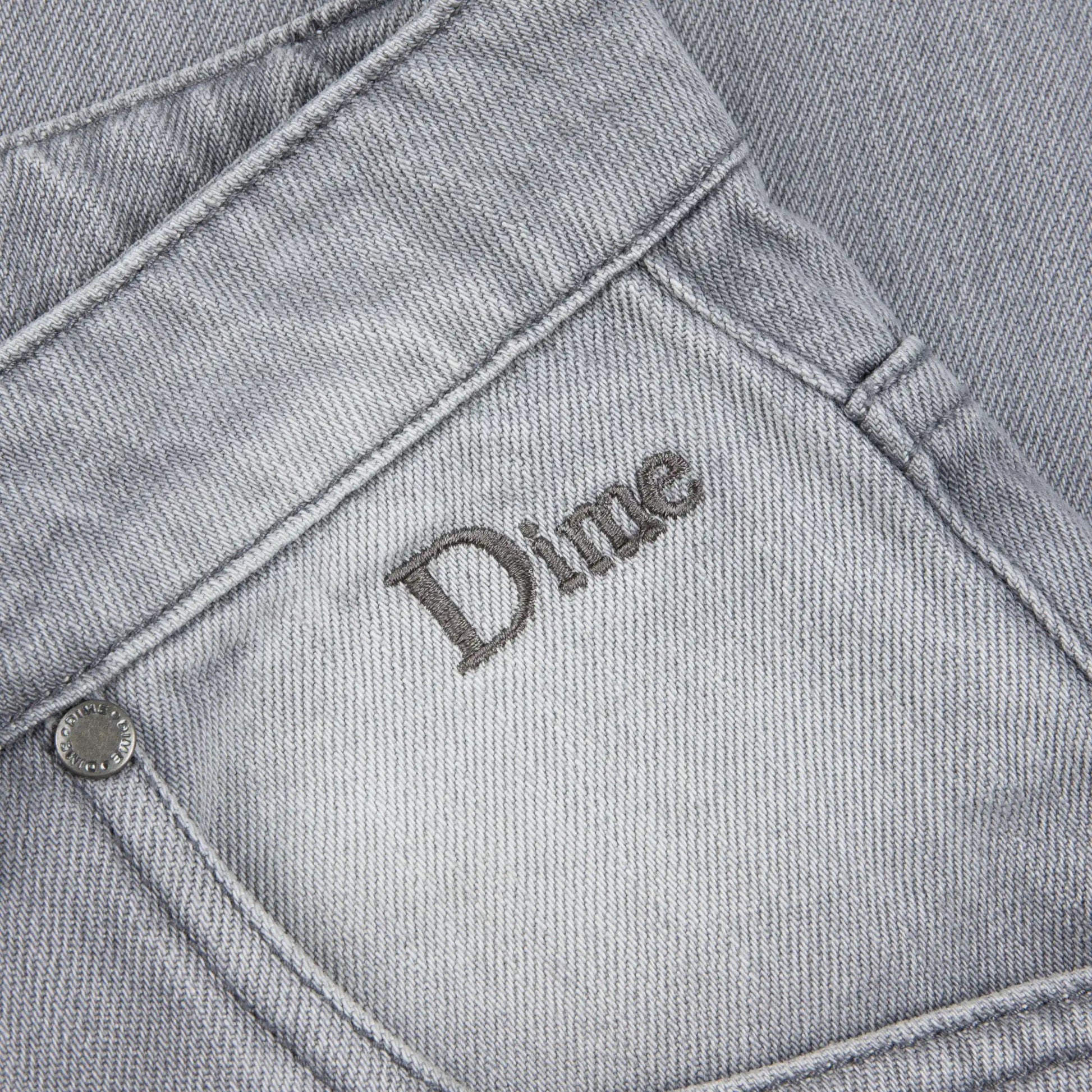 Dime Classic Baggy Denim, sandblaster gray - Tiki Room Skateboards - 4