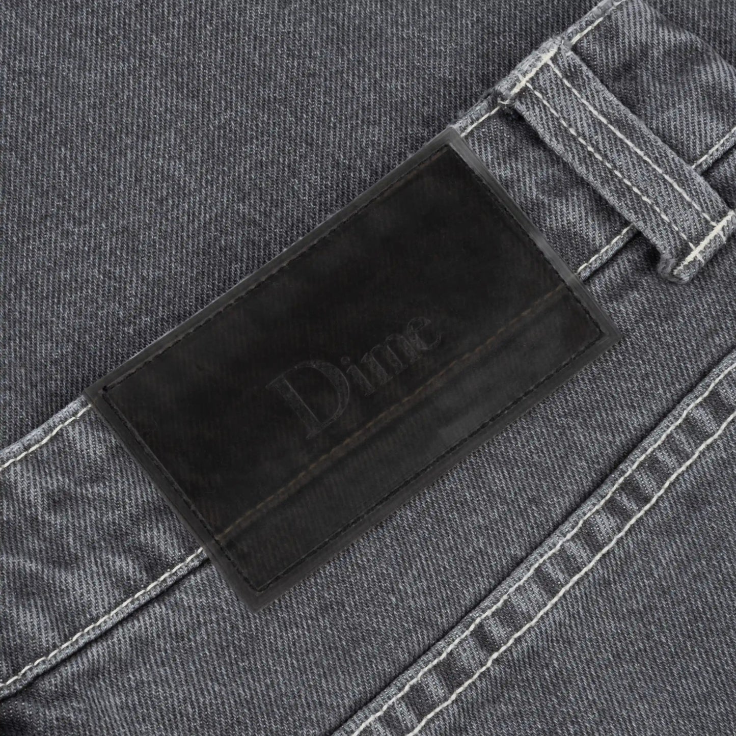 Dime Classic Denim Shorts, faded black - Tiki Room Skateboards - 4