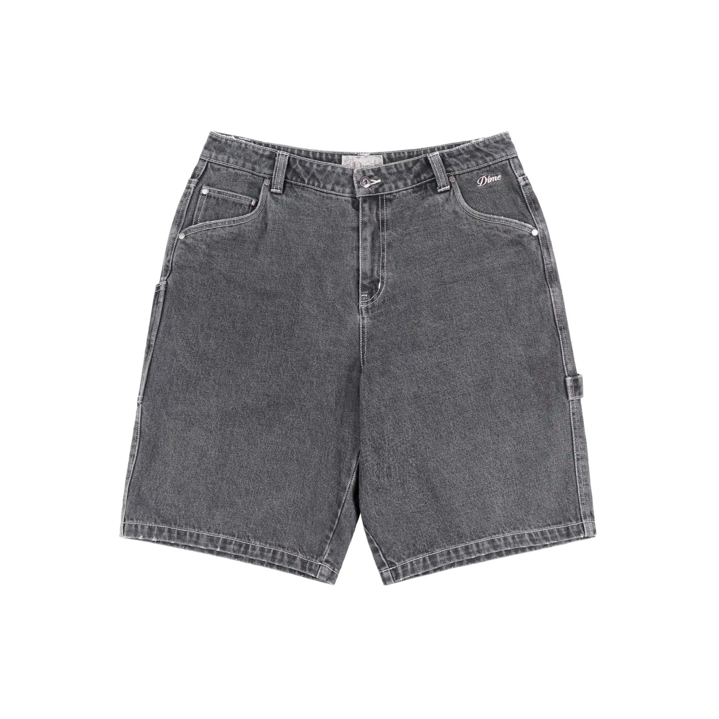 Dime Classic Denim Shorts, faded black - Tiki Room Skateboards - 1