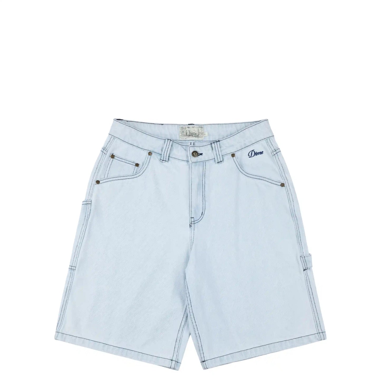 Dime Classic Denim Shorts, faded blue - Tiki Room Skateboards - 1