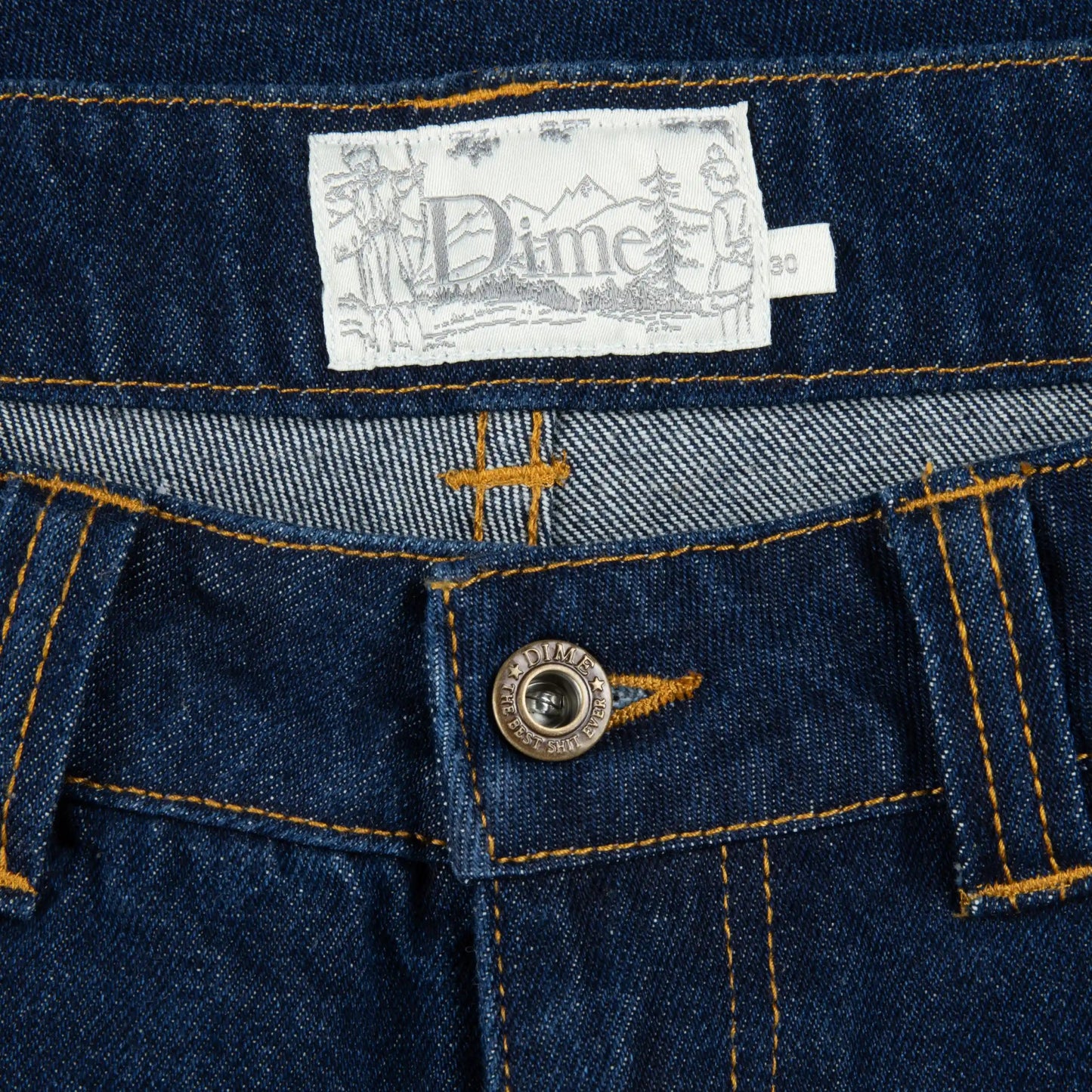 Dime Classic Denim Shorts, indigo - Tiki Room Skateboards - 3